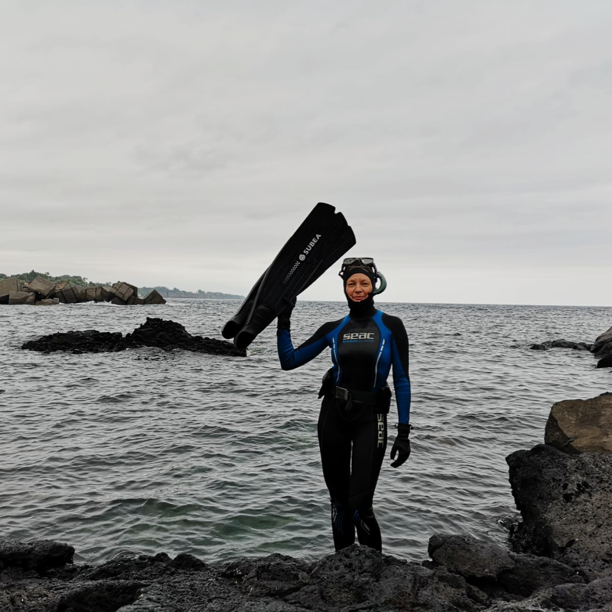 Ami Elsius Freediving in Brucoli Sicily